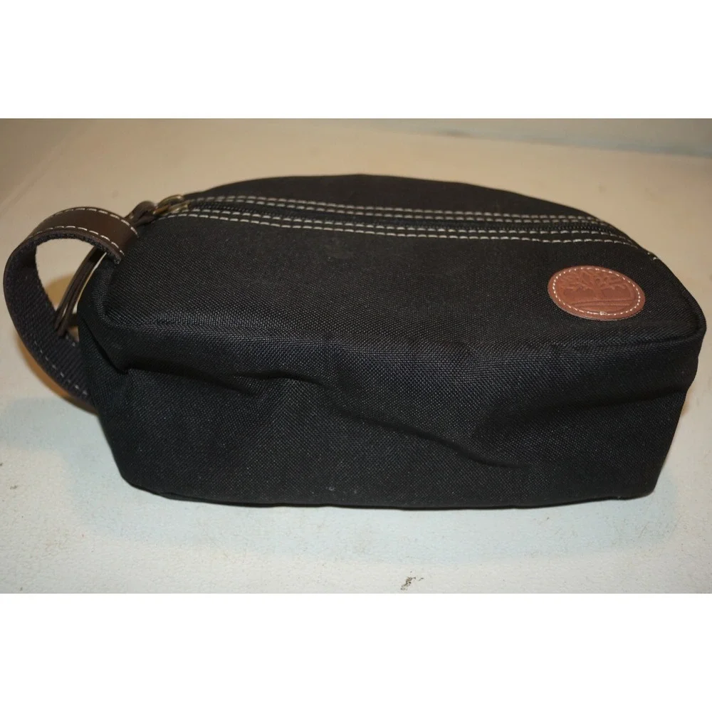 Timberland Men's Core Canvas Travel Kit Bag Polyester Black